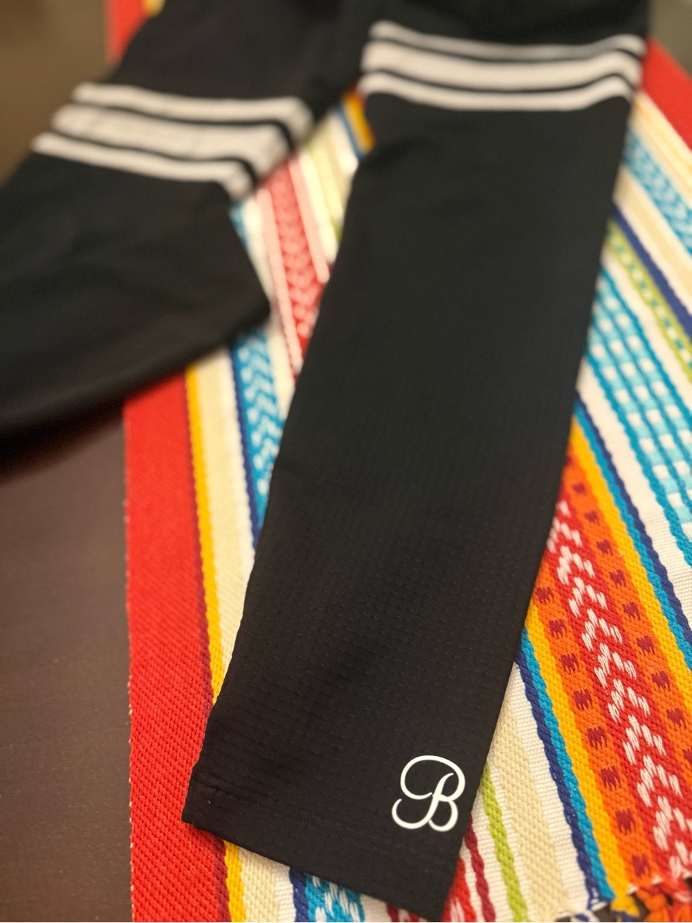 Bombshell Sportswear Black Thigh High Leggings - Picture 3 of 4